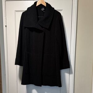 Eileen Fisher Black Sweater Coat